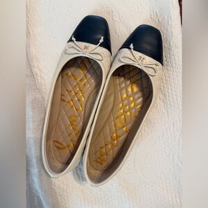 Sam Edelman Cap Toe Flats with Bow